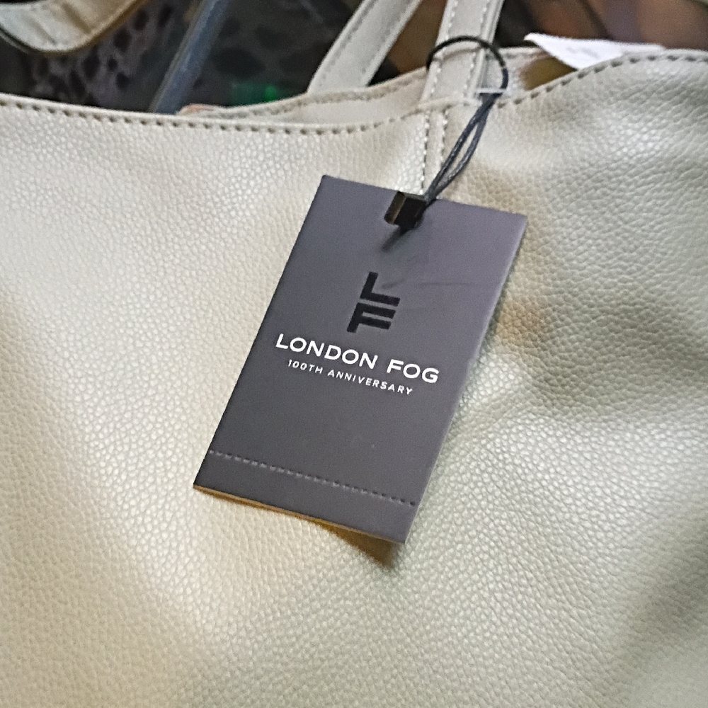 London Fog Light Sage Tote Bag